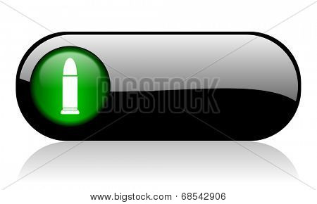 ammunition black glossy banner