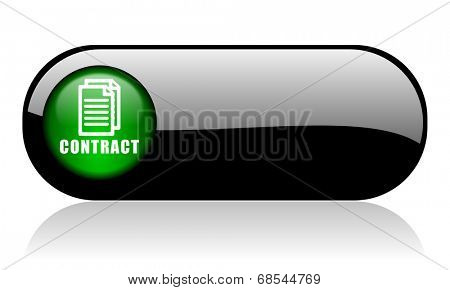 contract black glossy banner