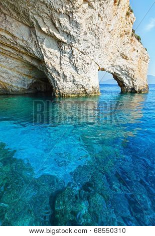 The Blue Caves In Zakynthos (greece)