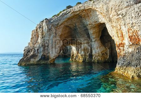 The Blue Caves In Zakynthos (greece)