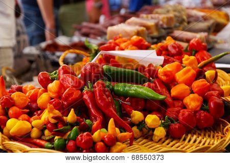 Peppers at the Market
