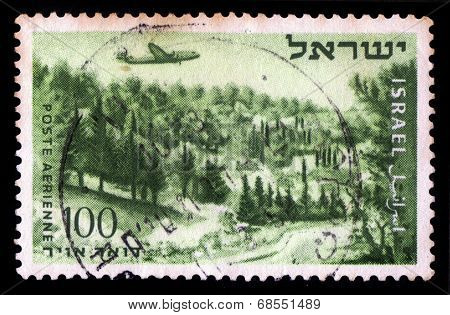 Plane Over Shaar Hagai On The Way To Jerusalem