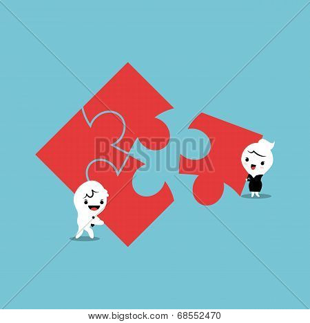 Jigsaw Teamwork