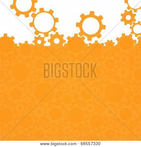 Abstract gear background
