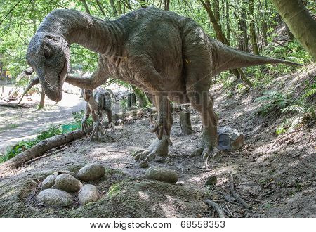 Realistic Model Of Dinosaur
