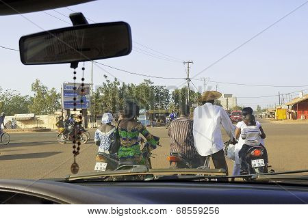 Traffic In Ouagadougou