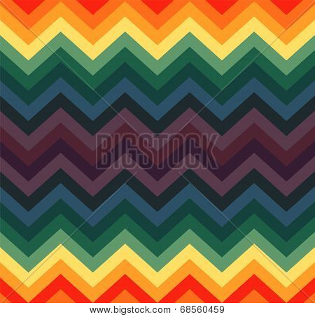 Geometric zigzag seamless pattern