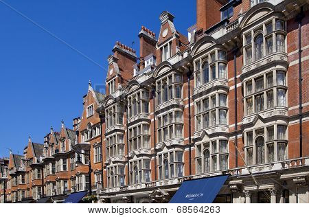 LONDON, UK - JUNE 3, 2014: Mayfair town houses and flats, centre of London