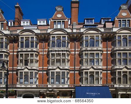 LONDON, UK - JUNE 3, 2014: Mayfair town houses and flats, centre of London