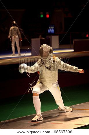 Sabre Fencer Olga Zhovnir Of Ukraine