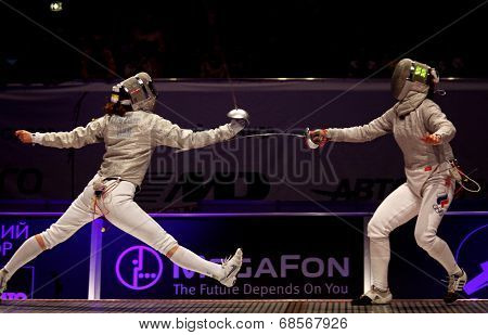 Womens Sabre Match Of World Fencing Championships