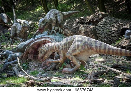 Realistic Model Of Dinosaur