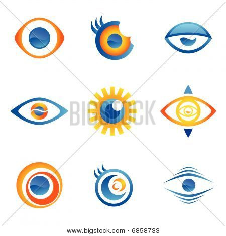 eye symbols vector