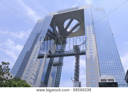 Contemporary architecture Umeda City Sky Building Osaka Japan