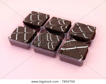 Chocolate Mud Cake výseče