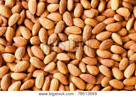 Almond Nuts Background