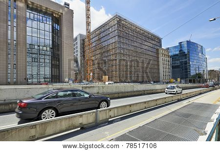 The Europa Building Final Step Of The Construction
