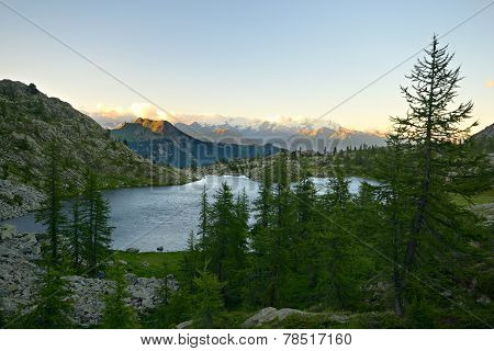 High Altitude Alpine Lake