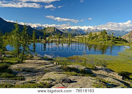 High Altitude Alpine Lake