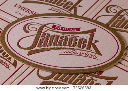 Beermats From Janacek Beer