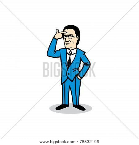 Man Puzzle Vector Sign
