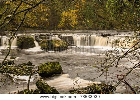 Boulders In River Ure At Aysgarth