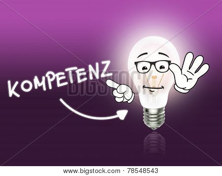 Kompetenz Bulb Lamp Energy Light Pink