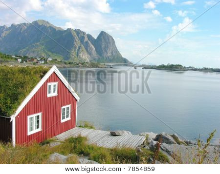 Red House In Lofoten