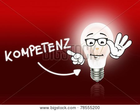 Kompetenz Bulb Lamp Energy Light Red