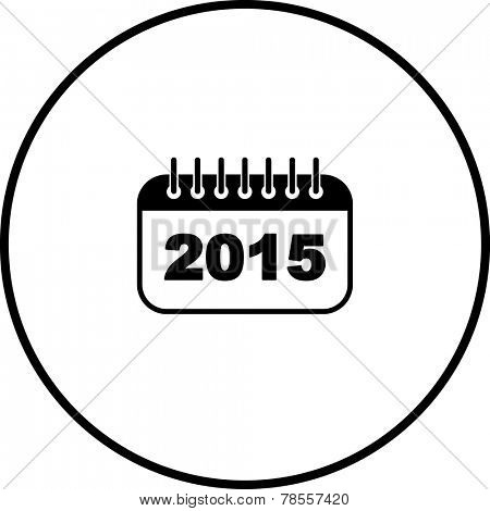 2015 calendar symbol