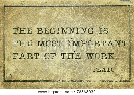 Begin Plato