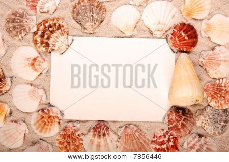 Quadro de areia da praia