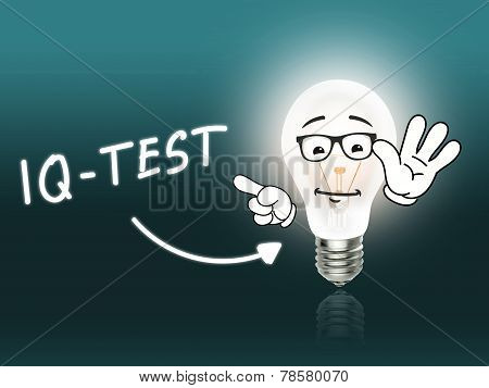 Iq Test Bulb Lamp Energy Light Turquoise