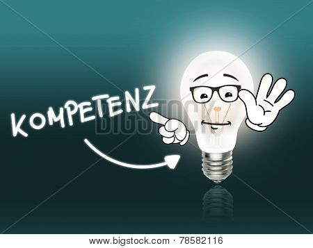 Kompetenz Bulb Lamp Energy Light Turquoise