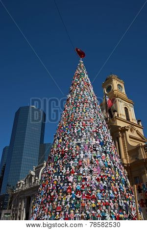 Christmas Tree in Santiago