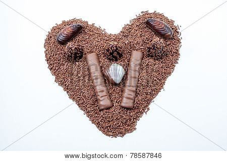 Chocolate In Heart