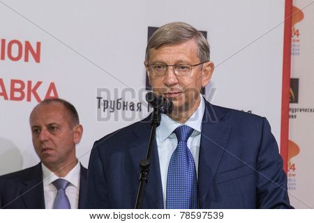 MOSCOW, RUSSIA, JUNE, 16: Vladimir Yevtushenkov, Sistema. 21st WPC, June, 16, 2014 at Crocus Expo in Moscow, Russia