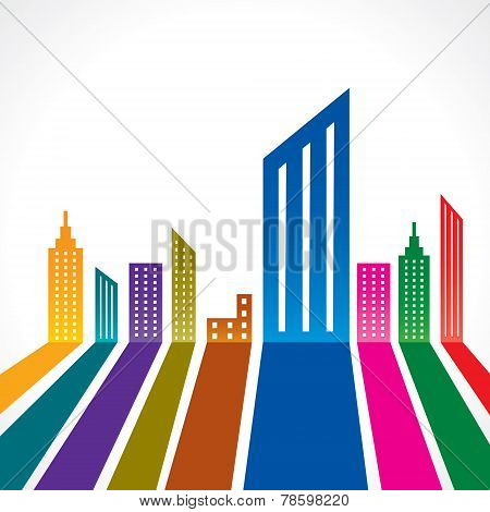Real Estate background for sale property concept stock vector