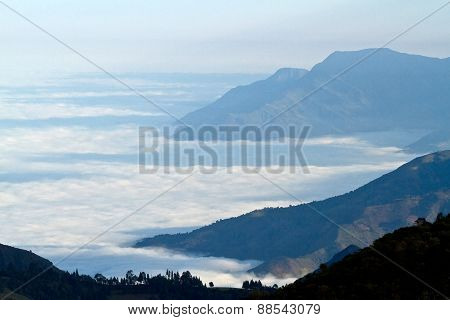 Beautiful Andean Lanscape In The Province Of Canar, Ecuador
