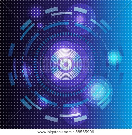 abstract dots pixel mosaic background