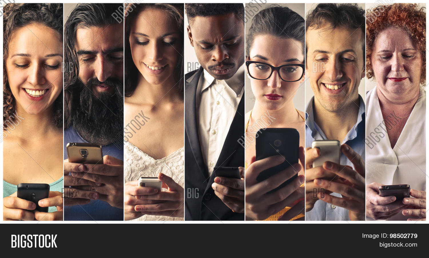 People Sending Sms Image & Photo (Free Trial) Bigstock