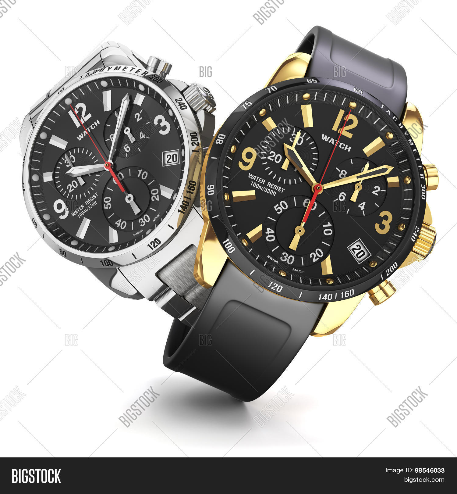 Two Wrist Watches Image & Photo (Free Trial) Bigstock