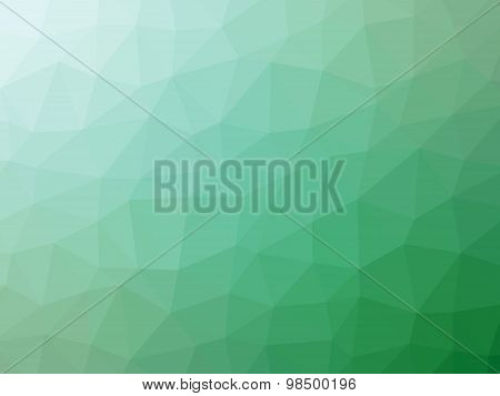 Green Gradient Polygon Shaped Background