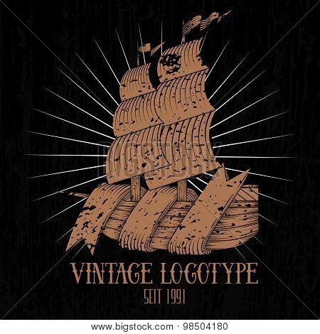 Vintage Ship Logotype
