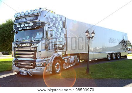 Scania R620 Semi R.U.route From Slovakia