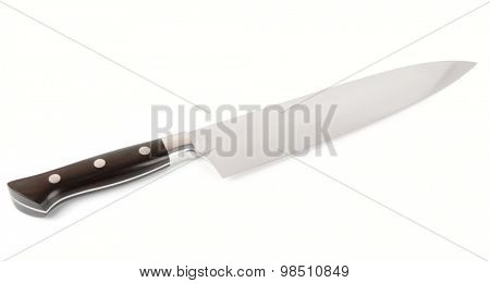 Chef's knife isolated on white background