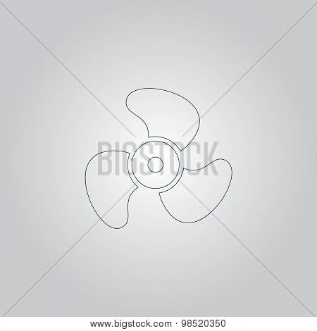 propeller icon - Vector