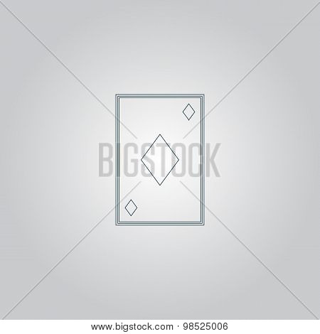 Diamonds card icon