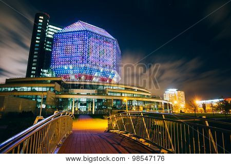 Unique Building - National Library Of Belarus, Symbol Of Minsk