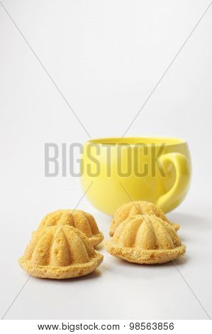 Bahulu And Cup Of Coffee